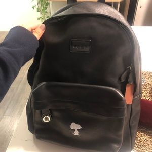 COACH X PEANUTS SMALL CAMPUS BACKPACK IN LEATHER